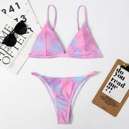 Elegant Woman Modern Bikini Micro Women Swimsuit Tie Mini Bikinis Set Women Swimwear Female Bathing Suit