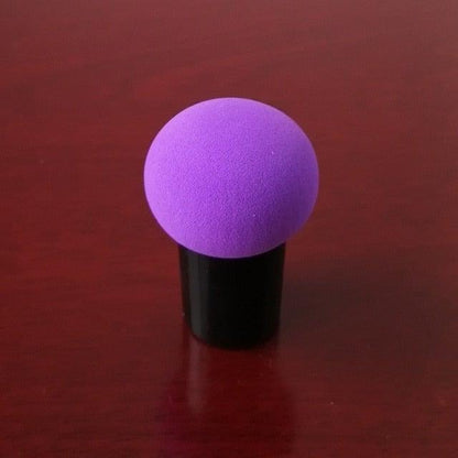 Elegant Womens Non-latex Makeup Sponge Mushroom Head Powder Liquid Dry And Wet Multifunction Makeup Brush Cosmetic Tool Storage Box