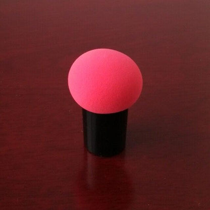 Elegant Womens Non-latex Makeup Sponge Mushroom Head Powder Liquid Dry And Wet Multifunction Makeup Brush Cosmetic Tool Storage Box
