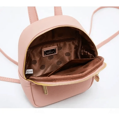 Famous Designer Mini Soft Touch Leather Small Backpack For Female And Girls Fashionable Ladies Bagpack Shoulder Bag