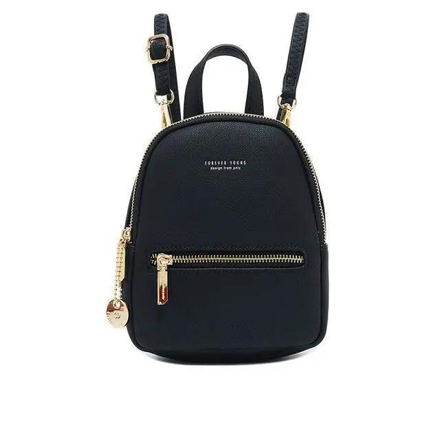 Famous Designer Mini Soft Touch Leather Small Backpack For Female And Girls Fashionable Ladies Bagpack Shoulder Bag