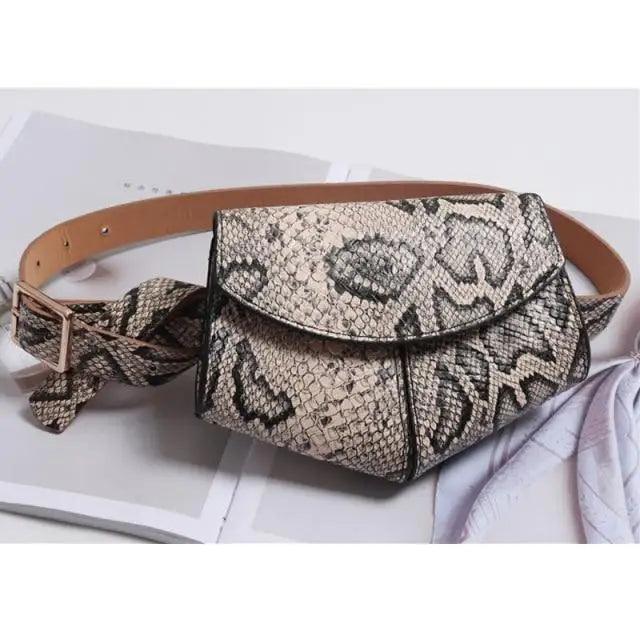 Fashionable Design Mini Adjustable Belt Waist Fanny Bag Ladies Cute Bag Women's Style Leather Pouch