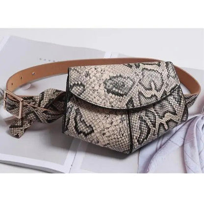 Fashionable Design Mini Adjustable Belt Waist Fanny Bag Ladies Cute Bag Women's Style Leather Pouch
