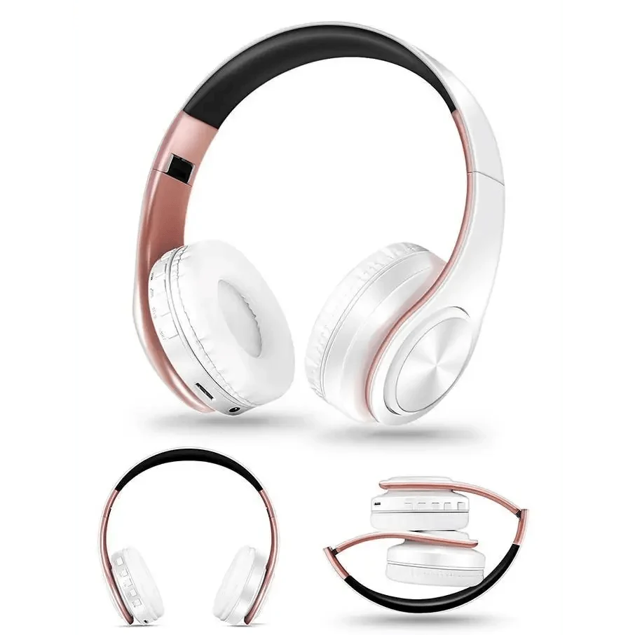 Fashionable  Stereo Earphones Bluetooth Foldable Headphone Music Headset Trendy Headset Lightweight Portable Headphones