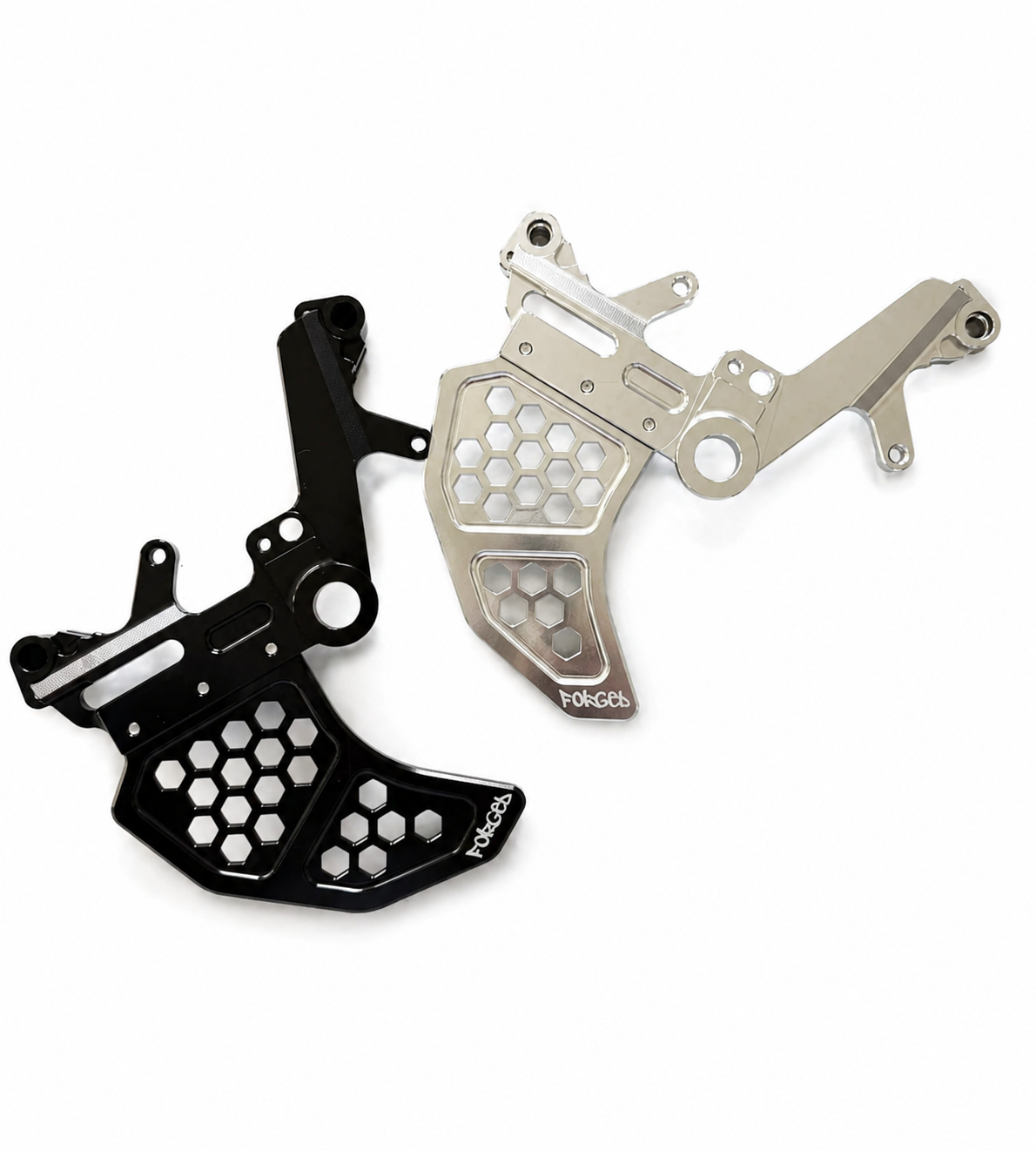 Surron Ultra Bee Dual Caliper Mount – CNC Metal Brake Upgrade w/ Rotor Guard