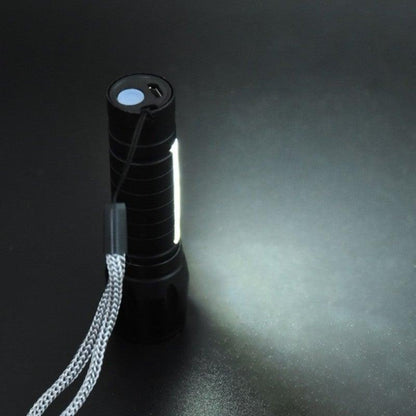Flashlights Rechargeable USB Portable Super Bright Waterproof Zoomable Portable  LED Focus Flashlight Mini Torch Tactical Flash Light Torch Light  Camping Hiking