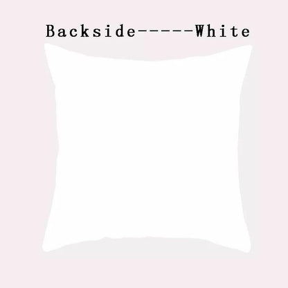 Floral Pillow Covers Alphabet Decorative Pillow Cases ABC Letter Flowers Cushion Covers Blue Flowers Polyester Pillowcase Decorative Sofa Pillows Cover Luxury Soft Materials