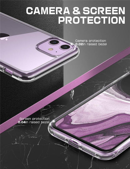 For iPhone 11 Case 6.1 inch Stylish Protective Bumper Case Elegant Cover For iPhone 11 6.1 inch Protective Clear Case For iPhone Ultra Slim Shockproof Clear Transparent Soft Case