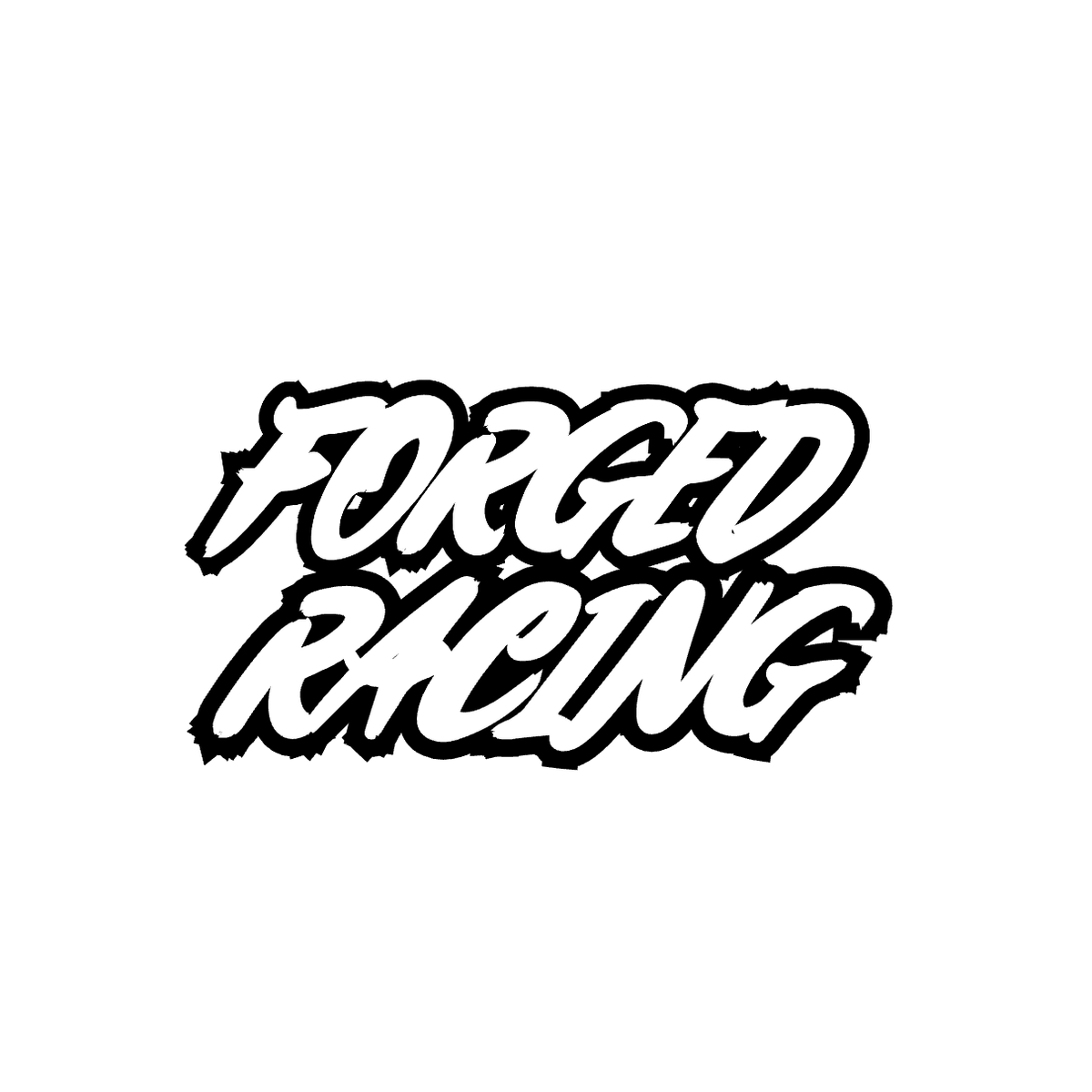 Forged Racing V1 Logo Stickers