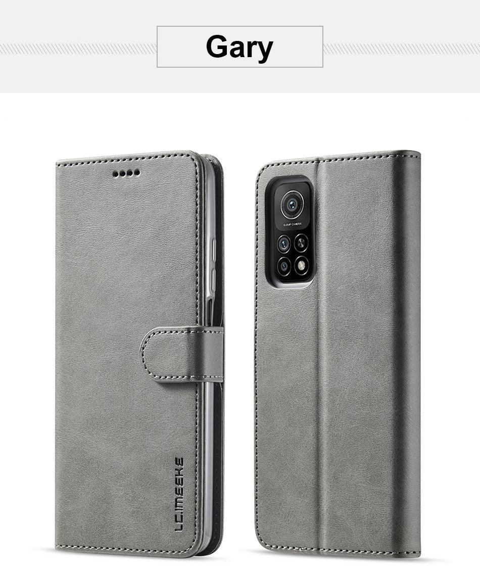 Genuine Premium Leather Detachable Magnetic Flip Cover with Card Holders Horizontal Case For Redmi Note 11 Pro 5G Case On Redmi Note 11 11S 10S 10 10C 9S 9 9T 8T 8 7 Case For Xiaomi Redmi Note11 Pro 5G Case