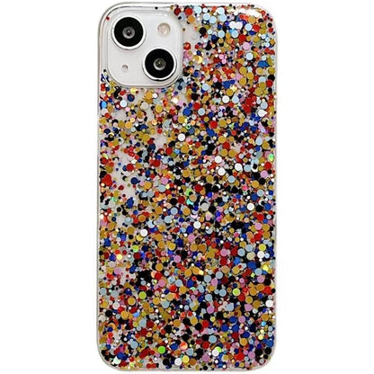 Glitter Sequins Slim Phone Case For iPhone 11 12 13 X XR XS Max 7 8 Plus Shining Clear Soft Silicone Cover Glitter Camera Lens Case, Cute Shiny Diamond Slim Clear Back Cover and Matte Cushioned Silicone Shockproof Case