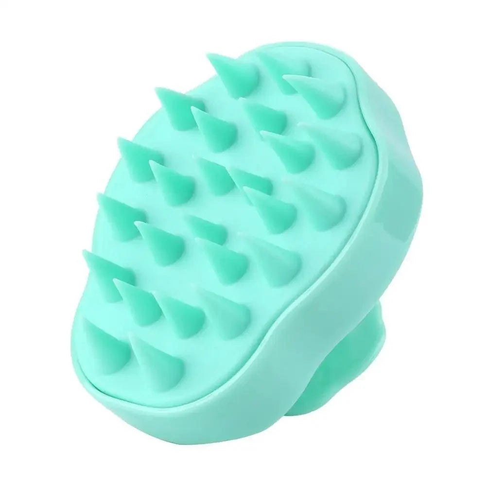 Hair Shampoo Brush - Head Scalp Massager Soft Silicone Brush Scalp Care Brush For Bathroom and Bath