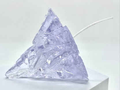 Handmade 3D Iceberg Candle With Candle Wick Jelly Wax Candle Floating Candle Elegant Transparent Iceberg Shape Romantic Party Candles Cute New Design Trendy Home Decor Table Decor Iceberg Shape Candles