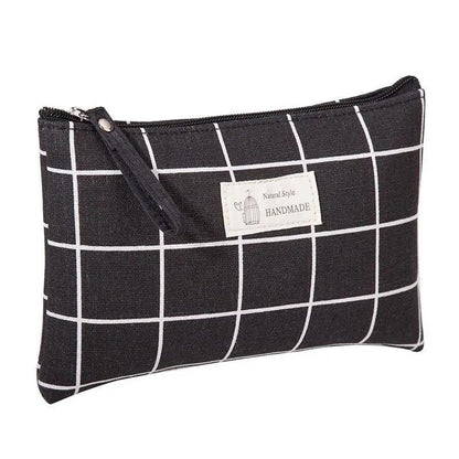 Handmade Retro Pencil Case Large Capacity Stationary Case Cool Stylish Printed Pouch For Office