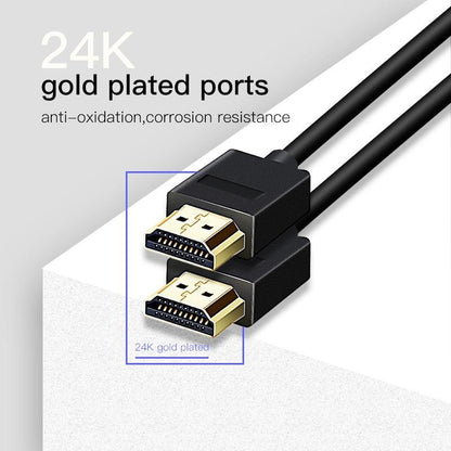 High Speed HDMI Cable 2.0 4K 1080P 3D Video Audio Cable Ultra High Speed Gold Plated Connectors HDMI 4K HD For TV Gaming Console