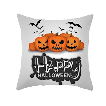 Holiday Pillowcase Pumpkin Cushion Cover Creative Decorative Sofa Party Home Car Pillow Cover Print Pillowcase Fall Decorative Pillows Cotton Linen Material Decoration