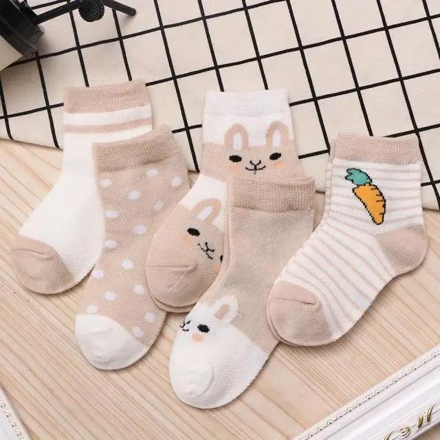 Kids Socks Summer Cotton Cartoon Animal Kids Socks Girls Cute Newborn Boy Toddler Children Socks Girl Boys Trainer Socks Toddlers Infant Socks Warm and Cute Socks Cotton Stretch Crew Baby Socks