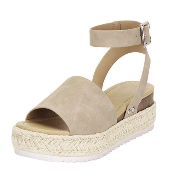 Ladies Elegant Leopard Shoes For Women High Heels Sandals Summer Flip Flop Platform Sandals High Platform Sandals Thick Bottom Belt Buckle Shoes Adjustable Strap Sandals