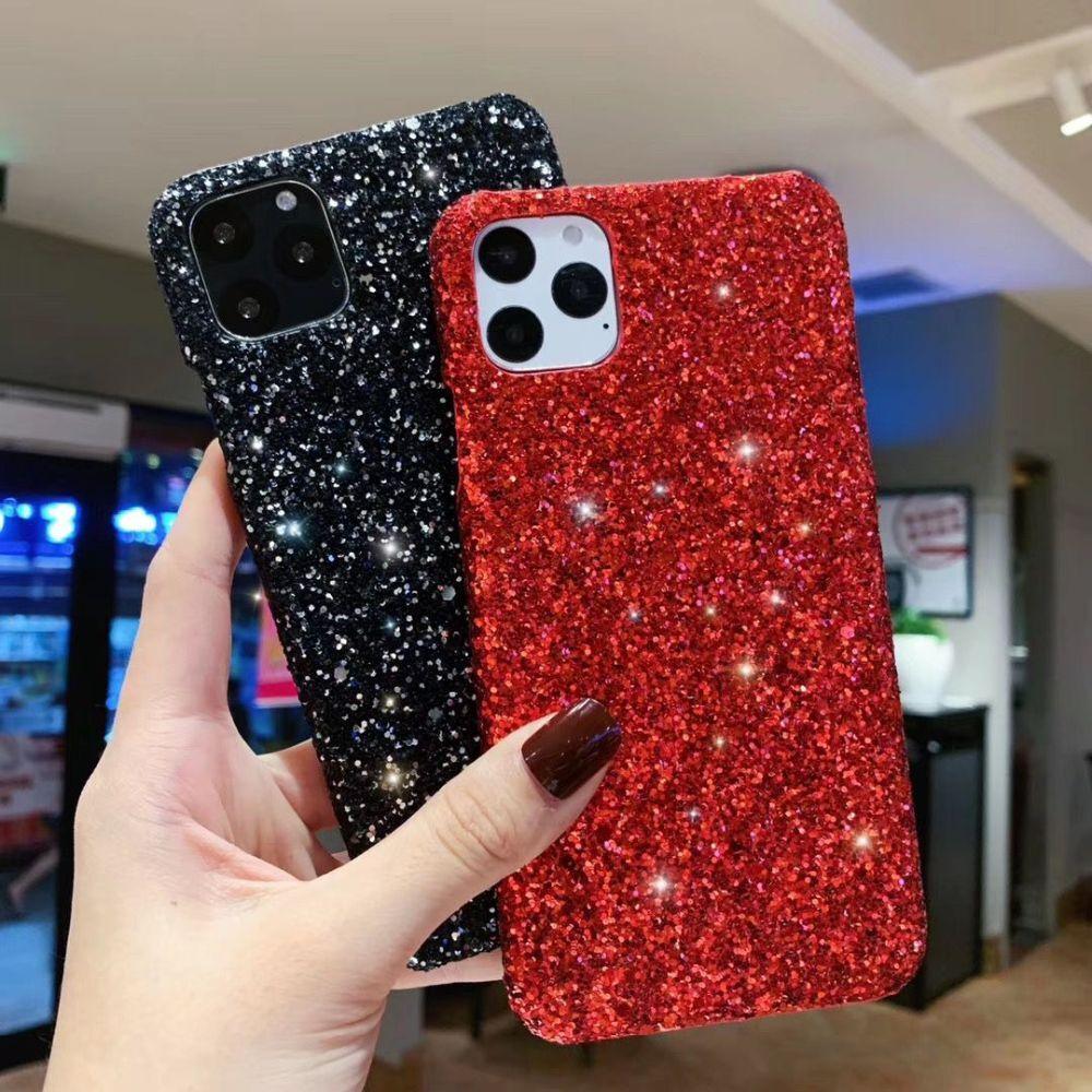 Luxurious Glitter Case For iPhone 11 Pro XS Max Case Cover For iPhone 6 7 8 Plus 11Pro Max 13 Pro Max Ultra Thin Sparkle Diamond Full Body Protective Edges Precise Fit Dustproof Anti Fingerprint Scratch-Resistant Phone Cover