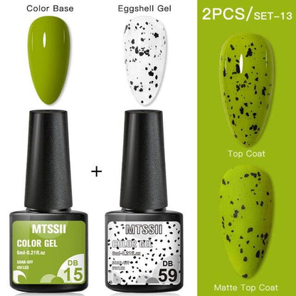 Luxury Gel Nail Polish Permanent Glossy Matte Egg Effect Elegant Stylish Eggshell Design For Women And Lady Nail Gel