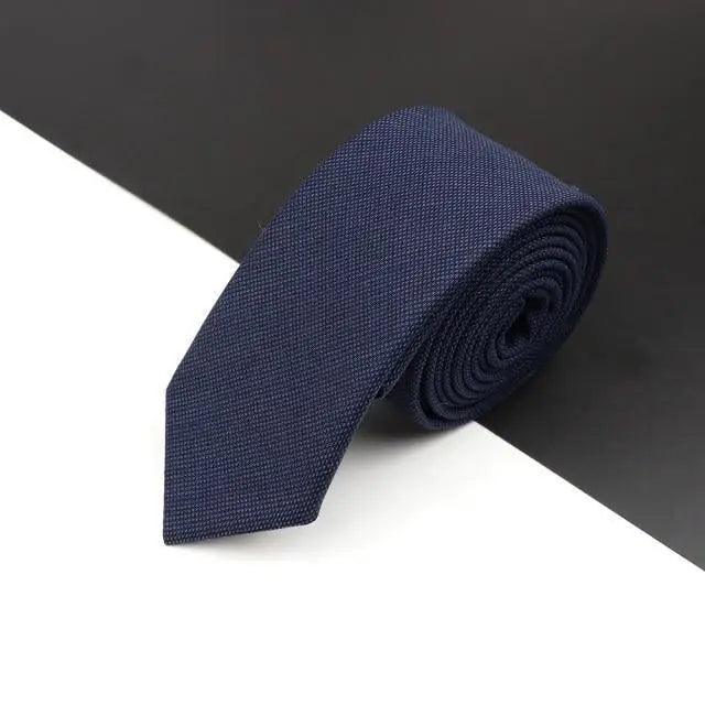 Luxury High Quality Black Grey Skinny Wool Tie For Men Business Meeting Necktie Fashionable Design Excellent Men Gift