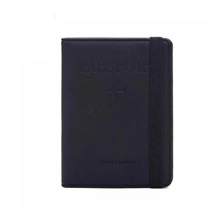 Luxury Leather Passport Elegant Cover Travel Passport Wallet Holder Document Organizer Case Men And Women Accessories