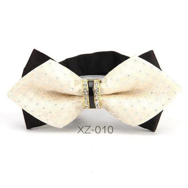 Luxury Men Polyester Bowtie Fashionable Bowtie Stylish Design Wedding Parties Bowties