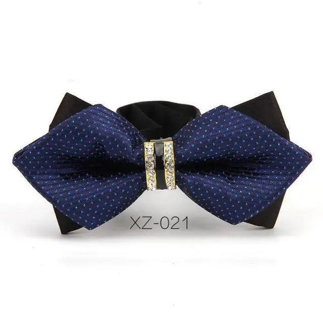 Luxury Men Polyester Bowtie Fashionable Bowtie Stylish Design Wedding Parties Bowties