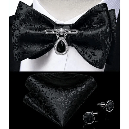 Luxury Pink Solid Men Bow Tie Silk Business Wedding Elegant Bowtie For Men Unique Desing For Every Occasion