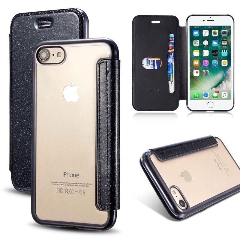 Luxury Slim Leather Wallet Flip Case For iPhone 14 Pro 13 12 Card Holder Cover Shock-Absorption Anti-Scratch Bumper Back Cover for New iPhone