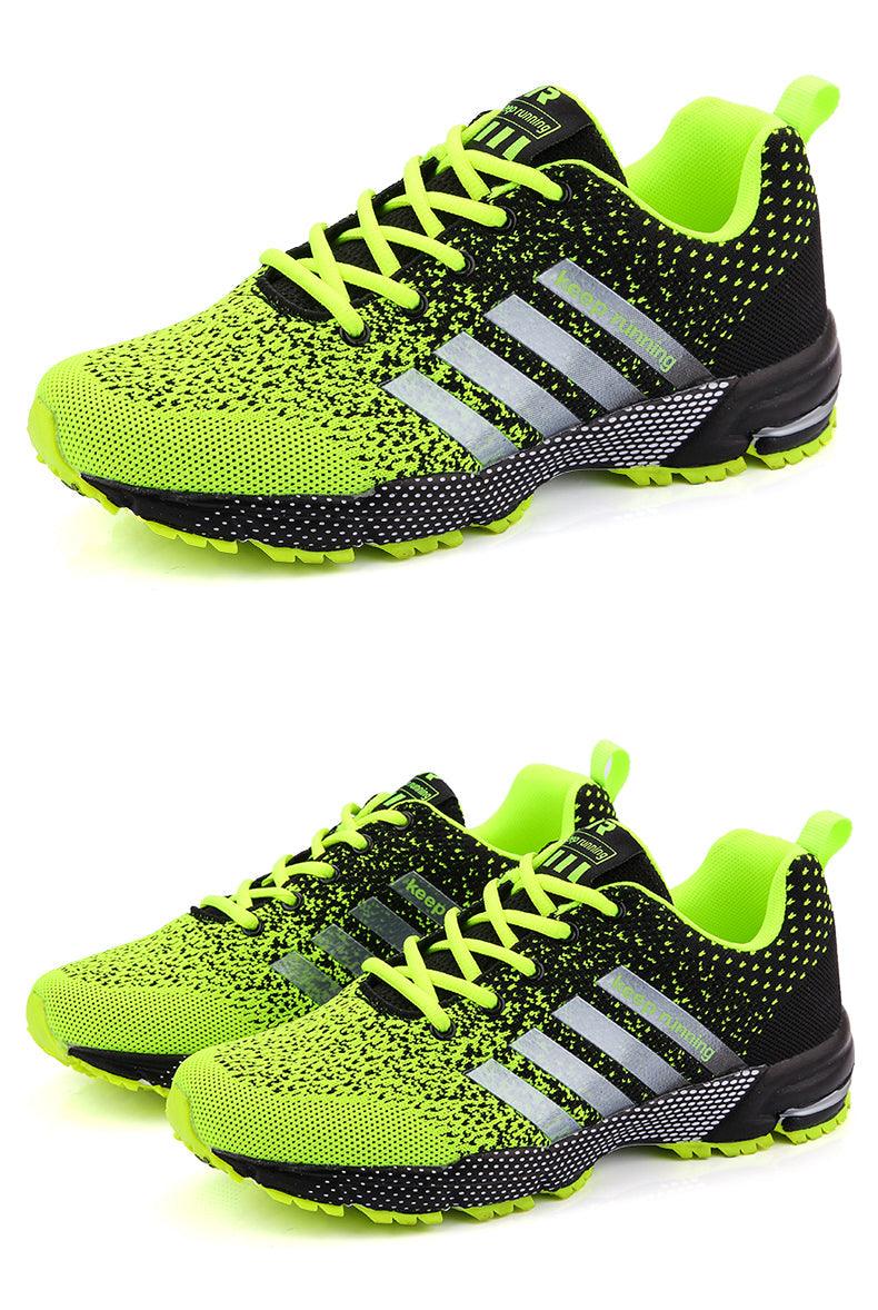 Luxury Sport Mens Sneakers Mesh Breathable Casual Men Shoes Comfortable Non-Slip Shock Absorption Light Outdoor Walking Comfortable Running Sneakers