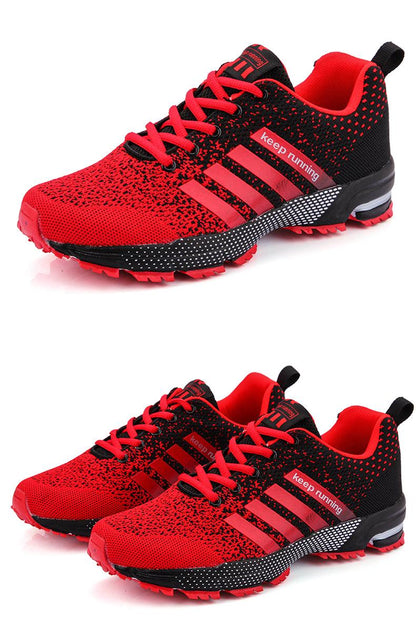 Luxury Sport Mens Sneakers Mesh Breathable Casual Men Shoes Comfortable Non-Slip Shock Absorption Light Outdoor Walking Comfortable Running Sneakers