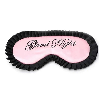 Luxury Women Silk Sleep Eye Mask Soft Ladies Ultra Lightweight Adjustable Strap Eye Mask Night Blindfold