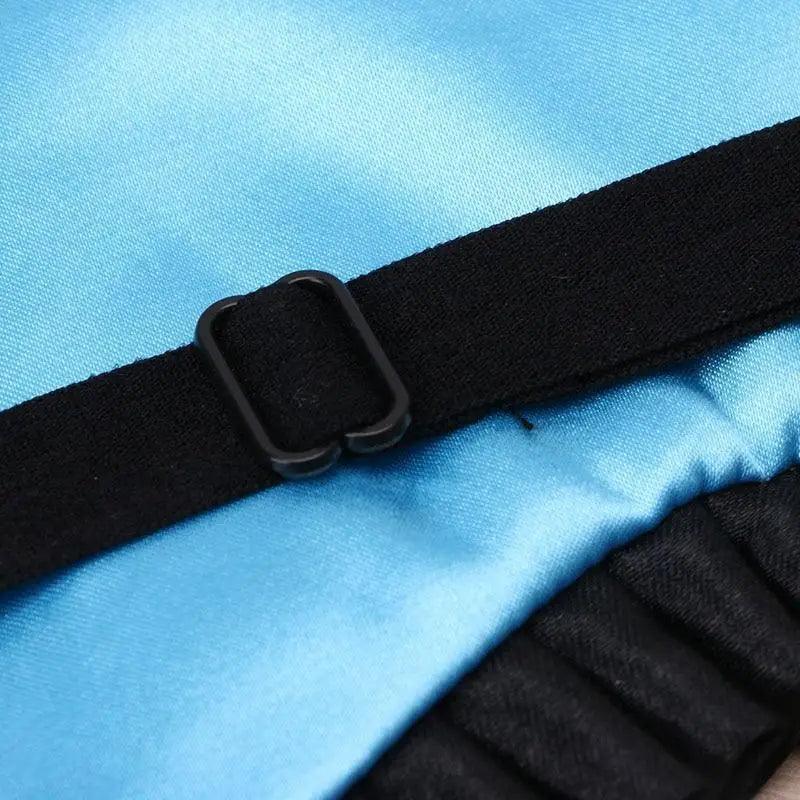 Luxury Women Silk Sleep Eye Mask Soft Ladies Ultra Lightweight Adjustable Strap Eye Mask Night Blindfold