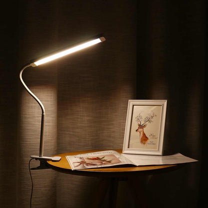 Magnifier Nail Beauty Light Tattoo Clip Light USB Table Lamp Flexible LED Desk Lamp Student Book Lights Study Lamp Reading Light Decorative Table Lamp Cute Study Lamps for Bedroom Décor