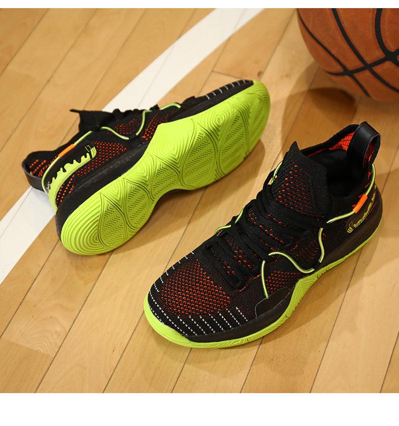 Men Breathable Basketball Shoes Shockproof High Top Sneakers Cushioning Sport Shoes Outdoor Training Ankle Boots Lightning Professional Anti Slip Sports Shoes For Running Walking Sport