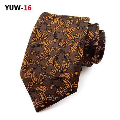 Men Business Elegant Necktie Design Silk Wedding Tie For Men Office Mens Fashion Formal Tie