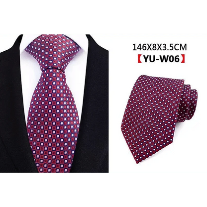 Men Business Elegant Necktie Design Silk Wedding Tie For Men Office Mens Fashion Formal Tie