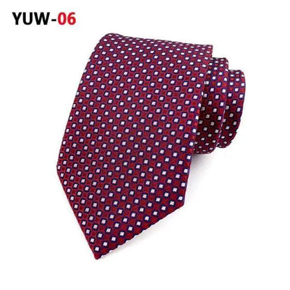 Men Business Elegant Necktie Design Silk Wedding Tie For Men Office Mens Fashion Formal Tie