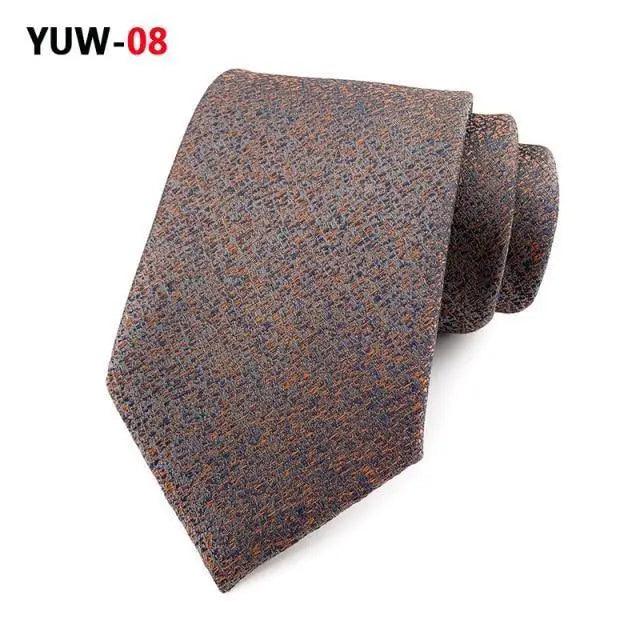 Men Business Elegant Necktie Design Silk Wedding Tie For Men Office Mens Fashion Formal Tie