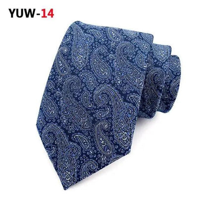 Men Business Elegant Necktie Design Silk Wedding Tie For Men Office Mens Fashion Formal Tie