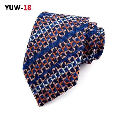Men Business Elegant Necktie Design Silk Wedding Tie For Men Office Mens Fashion Formal Tie