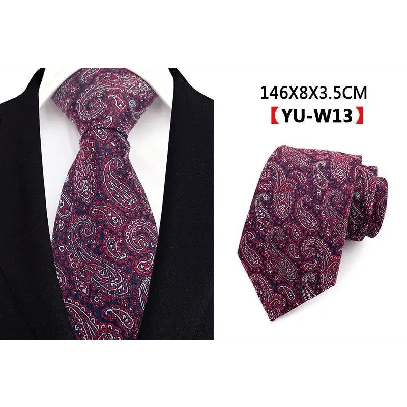 Men Business Elegant Necktie Design Silk Wedding Tie For Men Office Mens Fashion Formal Tie
