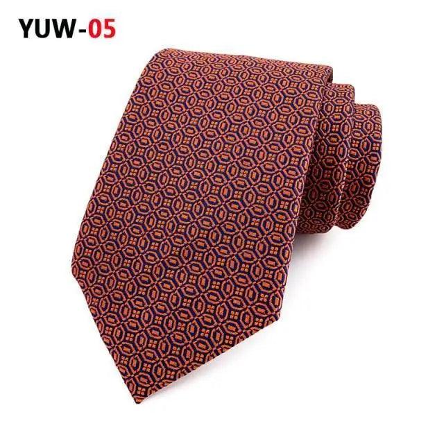 Men Business Elegant Necktie Design Silk Wedding Tie For Men Office Mens Fashion Formal Tie