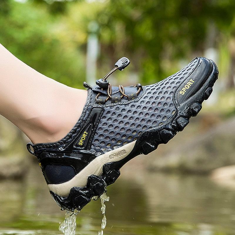Men's Non-Slip Hiking Climbing Water Sports Shoes Beach Barefoot Surfing Shoes Outdoor River Upstream Quick Dry Barefoot Beach Sneakers Swim Boating Fishing Yoga Gym