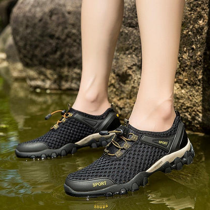 Men's Non-Slip Hiking Climbing Water Sports Shoes Beach Barefoot Surfing Shoes Outdoor River Upstream Quick Dry Barefoot Beach Sneakers Swim Boating Fishing Yoga Gym
