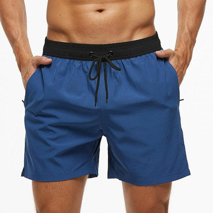Men's Stretch Swim Trunks Quick Dry Beach Shorts With Zipper Pockets and Mesh Lining  Men's Swim Trunks Quick Dry Beach Shorts with Pockets Swimsuits for Men
