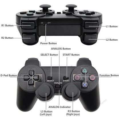 Modern Purple Wireless Joystick Gamepad Controller Along With Double Vibration Shock Perfect For PC Laptop Smart TV