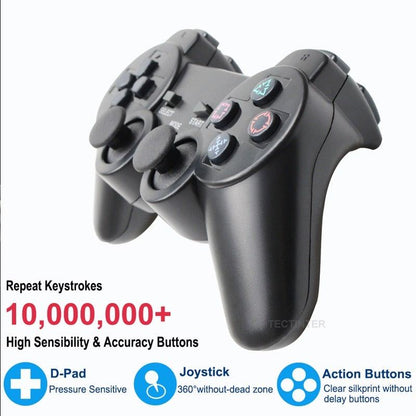 Modern Purple Wireless Joystick Gamepad Controller Along With Double Vibration Shock Perfect For PC Laptop Smart TV
