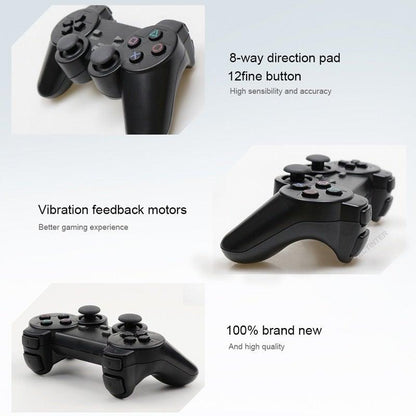 Modern Purple Wireless Joystick Gamepad Controller Along With Double Vibration Shock Perfect For PC Laptop Smart TV